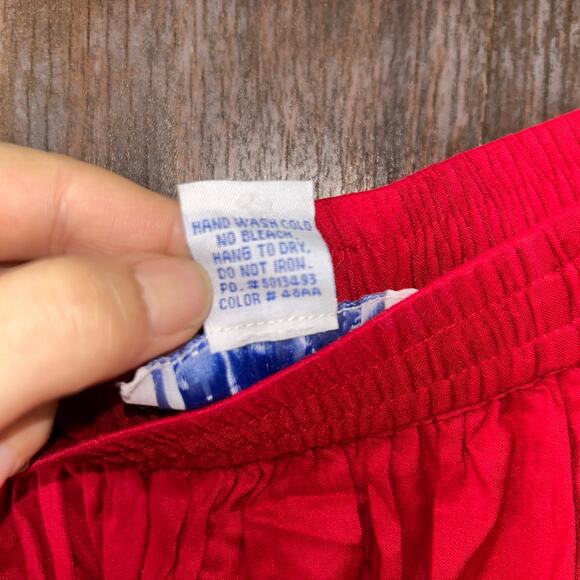 Vintage red skirt by BFA Classics western country prairie 1X square dance - Picture 7 of 11